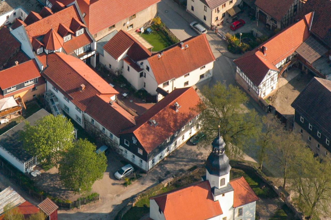 Landhotel & Restaurant Kains Hof Uhlstädt Eksteriør billede